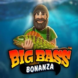Official Slots logo: Big Bass Bonanza by Pragmatic Play at Cashed Casino