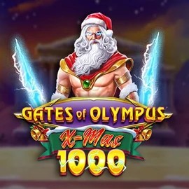 Slots logo of Gates of Olympus Xmas 1000 from Pragmatic Play at Cashed Casino