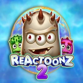 Reactoonz 2 slot icon by Play’n GO, available at Cashed Casino
