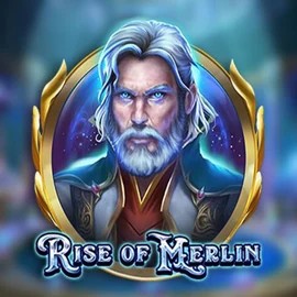 Rise of Merlin casino game by Play’n GO – featured logo at Cashed Casino