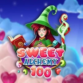 Sweet Alchemy 100 online game logo by Play’n GO on cashedcasinos.org