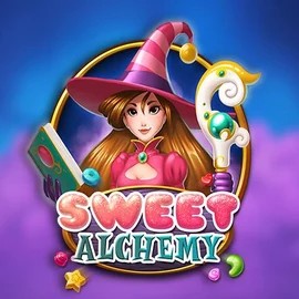 Sweet Alchemy slot logo by Play’n GO at Cashed Casino